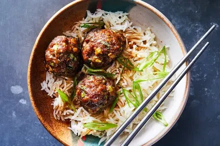 Korean BBQ-Style Meatballs