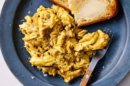 Brown Butter Scrambled Eggs