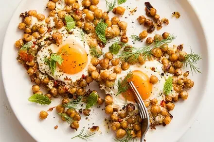 Chickpea Fried Eggs