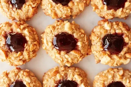 Honey-Roasted Peanut Thumbprints